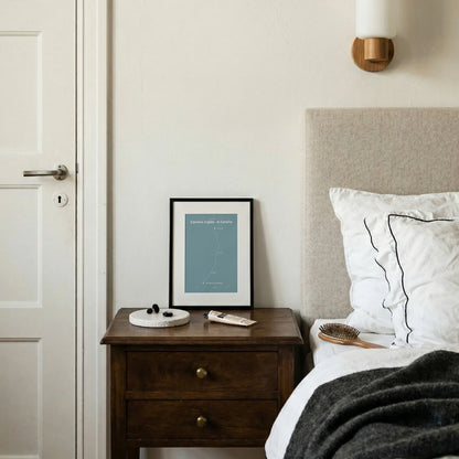 Camino Inglés A Coruña map, High Mist in the interior.
